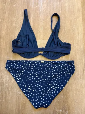 Roxy Women’s Navy Blue Bikini Set thumbnail 2