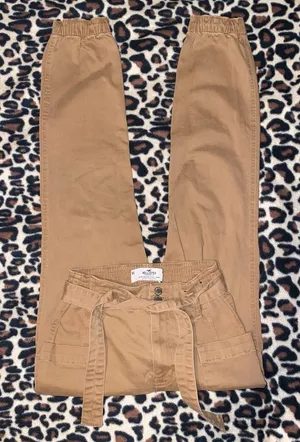 hollister ultra high rise cargo skinny jogger pants thumbnail 1