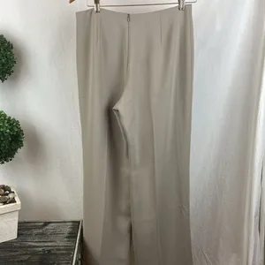 Yansi Fugel Tan Straight Leg Trouser Pants 6 thumbnail 4