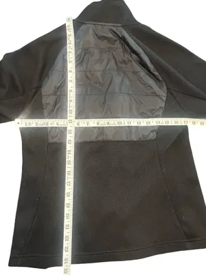 black Spyder Nova Hybrid Sweater Fleece full zip Jacket Gorpcore techwear M thumbnail 9