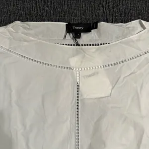 Theory Women’s White Ladder Eyelet Top thumbnail 5