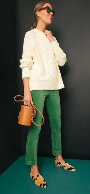 Tuckernuck Green Corduroy Ashford Pants thumbnail 1