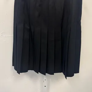 Vintage Pendleton 100% Virgin Wool Pleated Circle Mini Black Skirt Sz 4‎ thumbnail 5