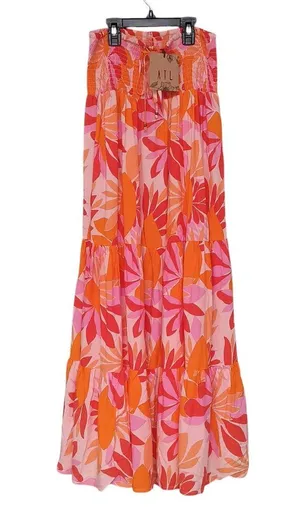 Anthropologie Abel the Label Rumi Strapless Smocked Floral Dress/Skirt SMALL NEW thumbnail 1