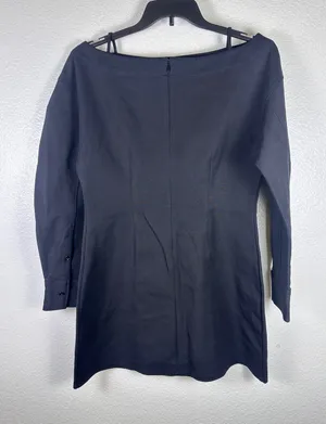 KBB by Kahlana Women Black Boat Neck Long Sleeve Mini Dress Size‎ 12 NWT thumbnail 1