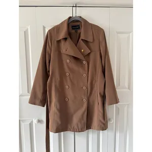 Gallery Medium dark green Double-Breasted Trench Coat thumbnail 5