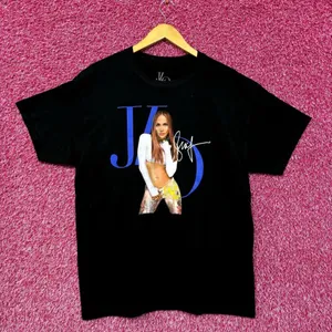 Jennifer Lopez JLO Signature Poster Dance Pop Tee M/L thumbnail 1