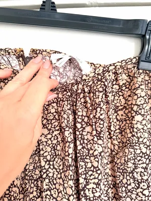 Anna Nata Revolve Skirt And Top Set in Espresso Floral Leopard Size Small thumbnail 6