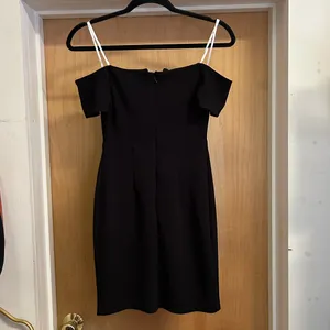 Lulus Cheers to This Black Off Shoulder Bodycon Mini Dress - size XS - MSRP $59! thumbnail 3