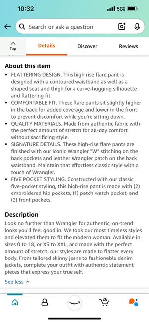 Wrangler Flare High-Rise Jeans Women’s thumbnail 13