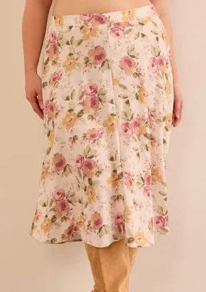 NEW Arula Floral Midi Skirt Plus Size 2X / B Available NWT thumbnail 1