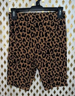 Wild fable leopard biker shorts size M thumbnail 1