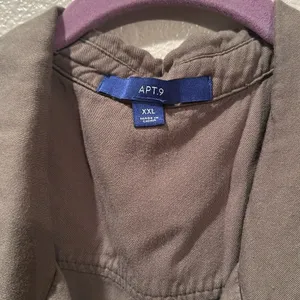 Apt 9 Green Army Style Shirt Jacket Sz XXL thumbnail 4