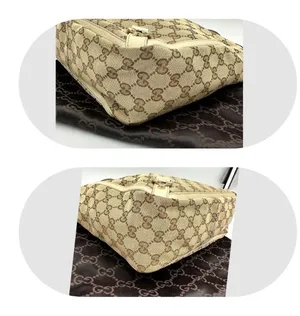 Gucci Beige/Cream GG Canvas And Leather Abbey D-Ring Tote thumbnail 10