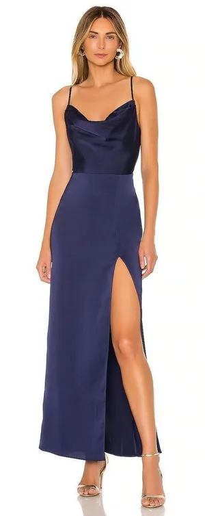 NBD Lila Gown in Blueberry XL thumbnail 1