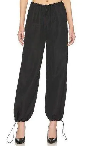 SNDYS. Paloma Pant Black Size US 6 AU / UK 10 Cargo Parachute Drawstring thumbnail 1