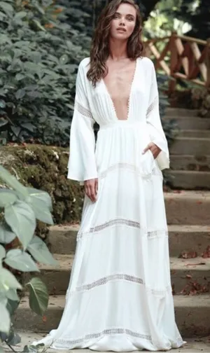 NEW The Jetset Diaries hammock maxi dress in Ivory Medium thumbnail 1