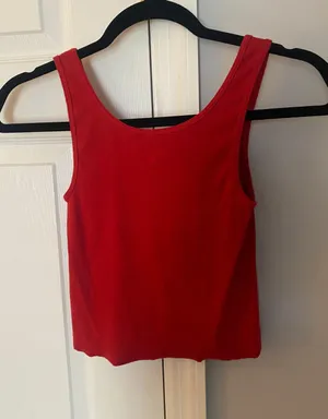 red crop top thumbnail 2