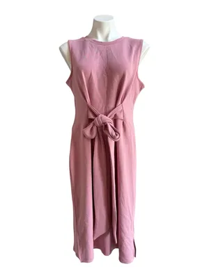 We Wander Performaluxe Tie Waist Dress Purple Large NWT STITCH FIX thumbnail 5