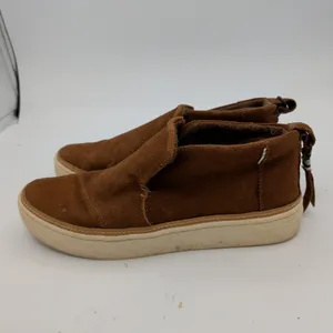 TOMS Paxton‎ Travel Lite Brown Suede Slip On Sneaker Boots Womens 7.5 10012383 thumbnail 2