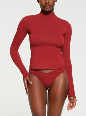 SKIMS Cotton Jersey Turtleneck S thumbnail 1