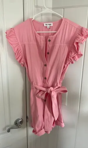 Palmetto Moon Day + Moon Pink Romper thumbnail 1
