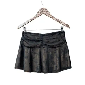 I.AM.GIA Yvette Butterfly Lace Micro Mini Skirt Black Medium NEW Y2K Festival thumbnail 2