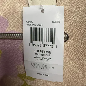 coach Rowan Satchel Bag In Signature Canvas With Floral Print cbg72 thumbnail 7