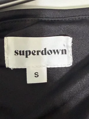 superdown Women's Black One-Shoulder Cropped Tank Top thumbnail 3