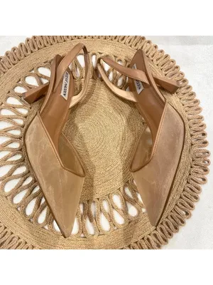 Steve Madden Finlee Mesh Slingback Pumps Size 9.5 Natural thumbnail 5
