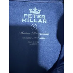 Peter Millar Short Sleeve Button Polo‎ Blue Women's Size Small thumbnail 10