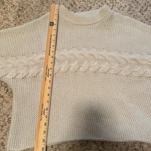 Massimo Dutti, Italian yarn, cream XS‎ thumbnail 7