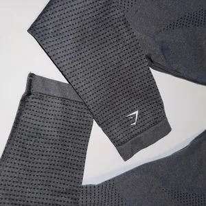 New Gymshark Women’s Vital Leggings Large Gray Seamless High Waisted Contour thumbnail 2