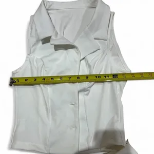 Source Unknown White Two-Piece Vest and Pleated Skirt Set thumbnail 5