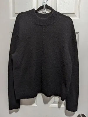 Aritzia Wilfred Free Crew neck oversized long sleeve sweater XS thumbnail 1