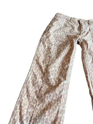 Anthropologie The Wanderer Animal Print Pants Trousers Cropped Length Size 28 thumbnail 3