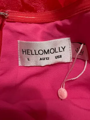 Hello Molly Champagne towers mini dress hot pink thumbnail 2