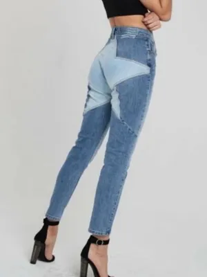 Revice Denim Star/Venus Crop Jeans Stargazer Size 24 Two Tone Y2K Streetwear thumbnail 2