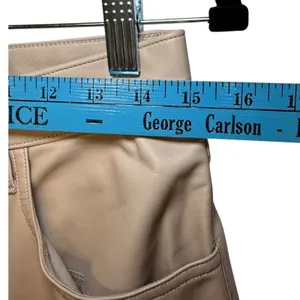 Abercrombie & Fitch‎ The 90s Straight Ultra High Rise Vegan Leather Pants 30/10 thumbnail 8
