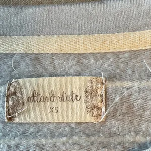 Altar'd State Beige and White Striped Long Sleeve Tee thumbnail 5