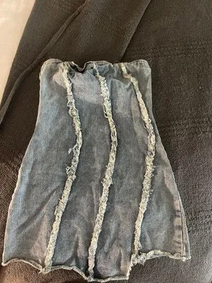 Pretty Little Thing Denim Dress thumbnail 4