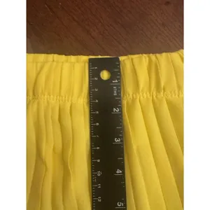 Papaya Pleated Skirt Size M Made In USA thumbnail 15