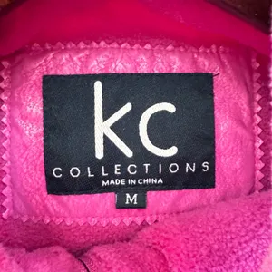 KC Collections Quilted‎ Pink Fleece Lined Jacket Women's M Full Zip Argyle flaw thumbnail 2