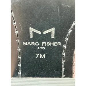 Marc Fisher LTD Grey Faux Suede Over The Knee Block Heel Boots Size 7M thumbnail 5