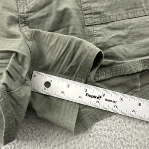Vuori Vintage Ripstop Utility Shorts 3"‎ Olive Green Athleisure Women's Small thumbnail 6