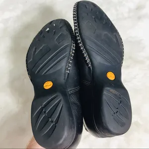 Timberland Black Leather Slip On Shoes Size 6 thumbnail 8