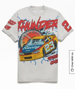 Pacsun thunder speed oversized t shirt thumbnail 1