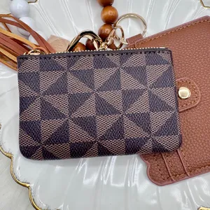 Mama Double Joy Wallet Wristlet Style D Brown thumbnail 3