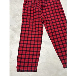 Filson Men's Red & Black Plaid Lounge Pajama Pants 2XL Cotton Blend Heavy Thick thumbnail 9