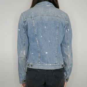 Vintage 90s American Living Paint Splatter Denim Jacket thumbnail 5